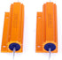 100 Watt 20 Ohm 5% Wirewound Resistor Electronic Aluminium Shell Resistors Gold (Pack of 2)...