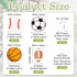 Beadthoven DIY 4 Pairs Sports Ball Earrings Making Starter Kit Football Rugby Baseball Basketball Charms Pendants with Earring Hooks Jump Rings Cu...