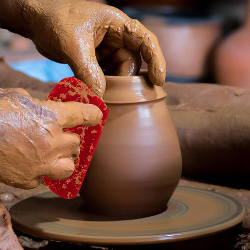 DIYOOHOMY Pottery Ribs for Pottery Tools and Clay Tools, Soft Silicone Ceramic Supplies Kit for Shapes Sculpting,Mud,Trimming,Throwing (2)...