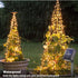 39ft Solar String Light Outdoor Waterproof Silver Wire Twinkle Fairly Light Warm White Patio Porch Balcony wrap...
