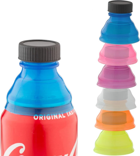 Clear Soda Can Lids (6 Pack) | Superior Can Covers For Soda, Beer, Energy Drinks, Juice, Seltzer | Must-Have Picnic Accessories & Beach Gadgets | ...