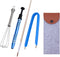 SAVITA Mechanical Keyboard Switch Puller Set, Keycap Remover Kit Keyboard Cleaner Tool Including Keycap Puller, Switch Clamp, Stem Holder, Lube Pe...
