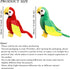 2PCS 7.9" Parrot Stuffed Animal Plush Bird Toy Cute Doll Gifts for Girls Boys...