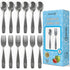 Stainless Steel Kids Silverware Set - Child and Toddler Safe Flatware - Kids Utensil Set - Metal Kids Cutlery Set (Includes 6 Small Kids Spoons & ...