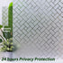 Bloss Privacy Window Film Decorative Window Film Frosted Window Decals Clear Glass Film Non-Adhesive for Home Office Glass,17.7 x 78.7inch...
