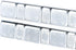2.1oz Adhesive Back Wheel Balance Weights Strips for Motorcycle 124 x 18mm 2pcs...