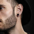 HENGYID 4 Pairs Stainless Steel Magnetic Stud Earrings for Men Women CZ Magnet Non Pierced Clip On Earrings Set 6MM...