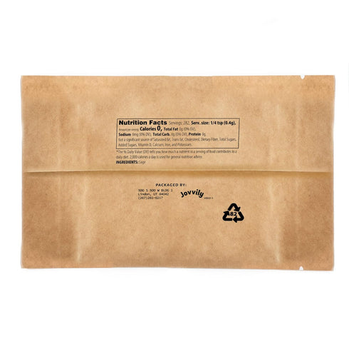 Jovvily Ground Sage - 4 oz - Traditional Herb Seasoning - Soups - Stuffing...