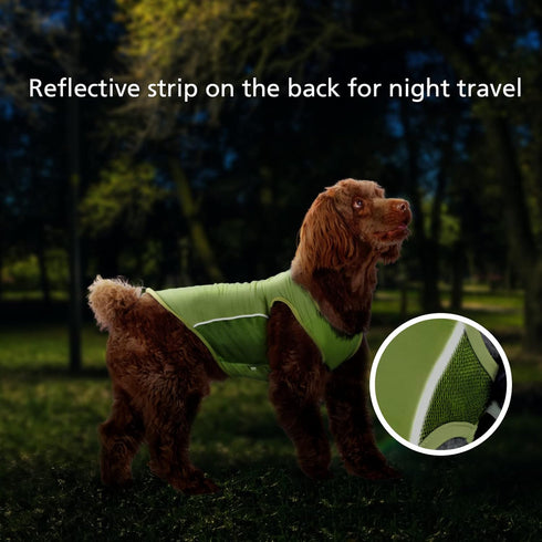 UPF 50+ Sun Protection Dog Shirt,Quick-Dry Soft Dog Clothes for Medium Dogs Boy Girl, Breathable Lightweight Dog Tshirts with Reflective Strip Sle...