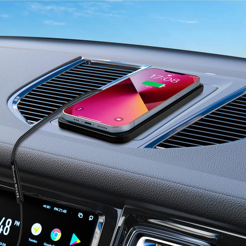 Wireless Charger,Wireless car Charger Charging pad 15W Fast Wireless Phone Charger Non Slip Charger pad Cell Phone Cordless Charger Charging mat g...