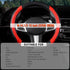 AUTOYOUTH Steering Wheel Cover Universal Fit for Car, Truck, SUV, Van, Breathable Long-Lasting Anti-Slip Microfiber Leather Car Steering Wheel Cov...