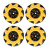 Mecanum Wheel 48mm Omni Directional Electric Motors Parts Smart Robot Car Accessories DIY Components(2 Pairs)...