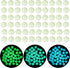120 Pieces Quartz Pearl Balls Luminous Solar Stone Beads Grow in The Dark 6 mm Quartz Balls Beads UV Reactive Glowing Pearls for Jewelry Making De...