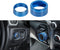 Voodonala for Dodge RAM Aluminum Headlight Headlamp & Gear Shift Shifter Shift Lever Selector Knob Switch Adjustment Knob Cover for 2018-2024 Dodg...