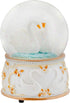 Elanze Designs Graceful White Revolving Swan 100MM Sturdy Wind Up Musical Glitter Water Snow Globe Tabletop Dresser Nightstand Figurine Decoration...