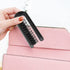 2Pcs Travel Folding Hair Brush, Collapsable Portable Pocket Boar Bristle Hair Brush for Thin Thick Hair, Mini HairBrushfor Men Women Kids Thick Th...