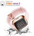 Tobfit 2 Pack for Fitbit Versa 2 Screen Protector Case, Soft Plated TPU Full Around Sensitive Touch Protective Cover for Fitbit Versa 2 Smartwatch...