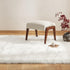Ashler faux fur rug, Fluffy Shaggy Area Rug Ultra Soft 3 x 5 Feet Rectangle Fur Rug White Fuzzy Rug Machine Washable Shag Rug, Nursery Decor Throw...