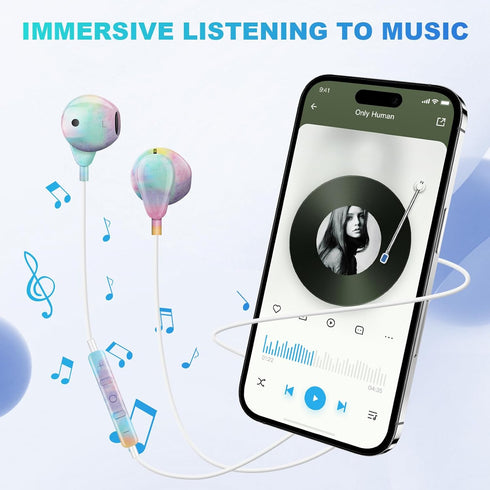 Earbuds Wired for iPhone, Comfortable in-Ear Earphones,Connector Headphones Built-in Microphone & Volume Control,Compatible with iPhone14 13/12/11...