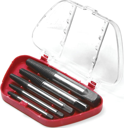 Performance Tool W2965 Screw Extractor Set, Removes damaged screws, broken studs, set screws and pipe fittings...