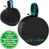 Two Medium Marine Speaker Covers - 6.5" Round & 6X9 Oval Wakeboard Tower Pod - Cover Size: H 9.5" X W 9.5" X D 11.25" - Fits Boss Audio, MCM Custo...