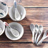 Japanese Style Soup Spoons set of 8, Ceramic Ramen Spoons Serving for Wonton, Salad, Porridge...