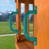 2 Pack 10'' Playground Accessories Handles Green, Outdoor Playset Grab Handles, Swing Set Hardware Kit Handles, Kids Grab Bar for Playhouse,Treeho...