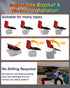 Rear Camera Holder Dash Cam Car Rear Camera Rear Window Bracket Backup Camera Mount ?Strong Adhesive? 180° Adjustment Rearview Camera Bracket Rear...