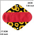 7pcs Set Reusable Menstrual Pads Including 1pc Mini Wet Bag +6pcs Reusable Washable Stay Dry Cloth Menstrual Pads/Women Sanitary Pads/Mama Panty L...