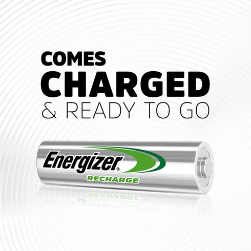 Energizer Power Plus Rechargeable AA Batteries (4 Pack), Double A Batteries...