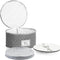 China Storage Case - Salad Plate Quilted Case - 10" W x 6" H - Gray - Includes 12 Felt Separators - Stackable With Padded Interior to Store your D...