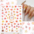 Fall Nail Art Stickers 3D Self-Adhesive Thanksgiving Nail Art Supplies Maple Leaf Nail Stickers Pumpkin Leaf Squirrel Sunflower Flower Designs Nai...