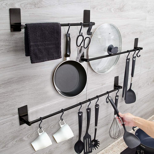 ACMETOP S Hooks, 12 Pack Aluminum S Shaped Hooks, S Hooks for Hanging Pots and Pans, Plants, Coffee Cups, Clothes, and Towels in Kitchen, Bedroom,...