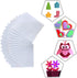 Jtnohx Soft Felt Fabric, Flexible Craft Felt for Toy Handwork, 1.4mm Thick 6"x6" Felt Sheets for DIY and Sewing Projects (White)...