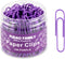 Jumbo Paper Clips, 2 Inch Large Paper Clip, 100 pcs Paperclips (Jumbo, Purple)...