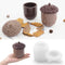 2pcs/Set Pinecone silicone molds, resin jar molds with lids, epoxy resin molds for DIY jewelry storage boxes, candle holders, candy boxes, epoxy r...