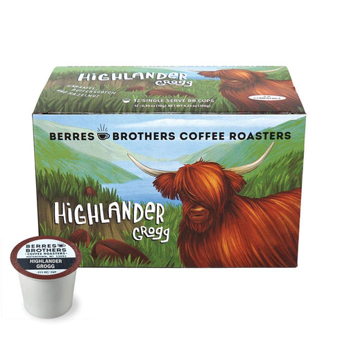 Berres Brothers Highlander Grogg Coffee K Cups K Pods 12 Count Single Serve Pods for Keurig K Cups Coffee Makers, Flavored Medium Roast Coffee...