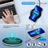 15W Fast Samsung Wireless Charger Pad with Quick Charge Wall Charging Block for Samsung Galaxy S24 S23 FE Ultra S22 S21 fe S20 Z Fold Flip 5 4,iPh...