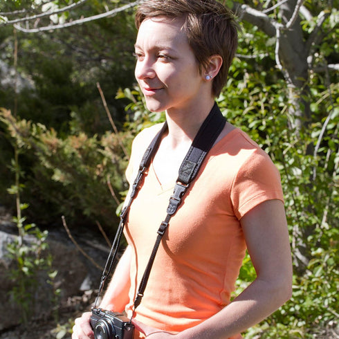 OP/TECH USA Mirrorless Strap - Camera Strap with Quick Disconnects for Lightweight Mirrorless Cameras (Black)...