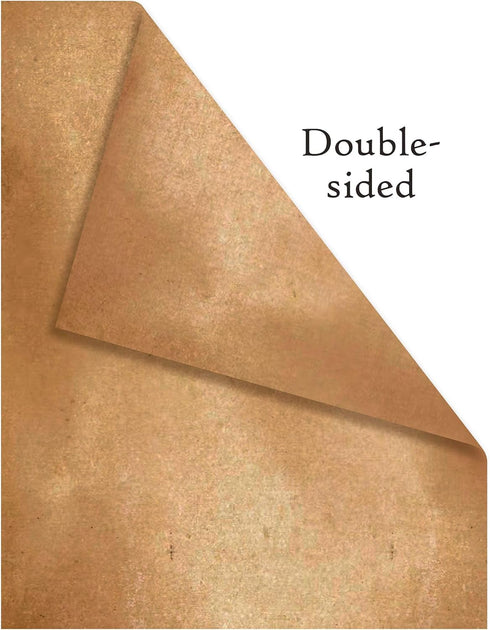 Better Office Products Aged Faux Parchment Paper, 48 Sheets of Antique Looking Old Fashioned Parchment, Letter Size 8.5 x 11 inch, Double Sided Pr...