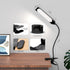 Desk Lamp Clip on LED Desk Lamp 3 Color Modes 14 Brightness Dimmable Table Lamp Metal Clip 360° Adjustable Gooseneck Portable Reading Lamp for Hom...