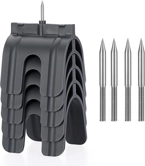 Sumnacon 5 Pack Drywall Outlet Markers Outlet Marker for Drywall Installation with Steel Tips ABS Plastic Drywall Marking Tool for Electrical Outl...