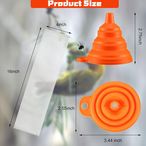 5 Pieces Thistle Sock Bird Feeder Thistle Seed Feeder Socks Thistle Feeder for Finches Finch Feeder Mesh Socks Bird Sack Feeders with Folding Food...