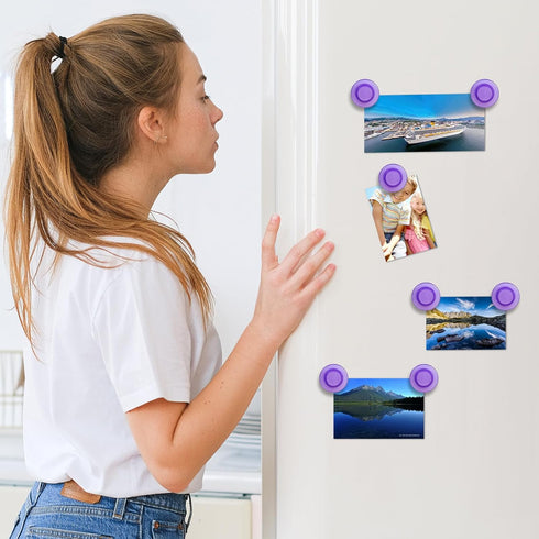 DIFIT 50 PCS Fridge Magnets Refrigerator Magnets for Whiteboard Magnets Round Magnets Strong Fridge Magnet Tiny Circle Magnets Funny Magnets for W...