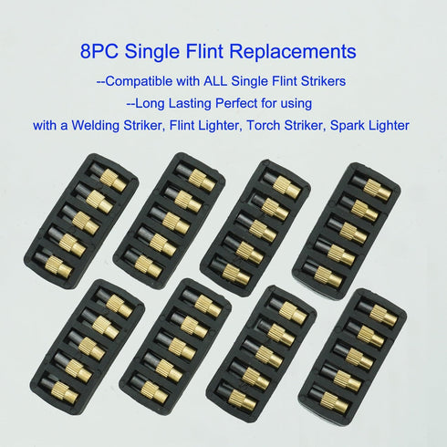 GUTIMORE 40Pcs Single Flint Lighter Flint Refills, Torch Replacement Flints for Spark Lighter,for Welding, brazing and Soldering...