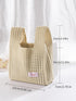 Verdusa Women's Hollow Out Knit Handbag Casual Solid Crochet Purse Bags...