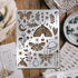 BENECREAT Magical Moths Stencil, Butterfly Mushroom Leaf Templates Stencil for Engraving Wood and Patterns, Lettering, Stainless Steel Journal Ste...