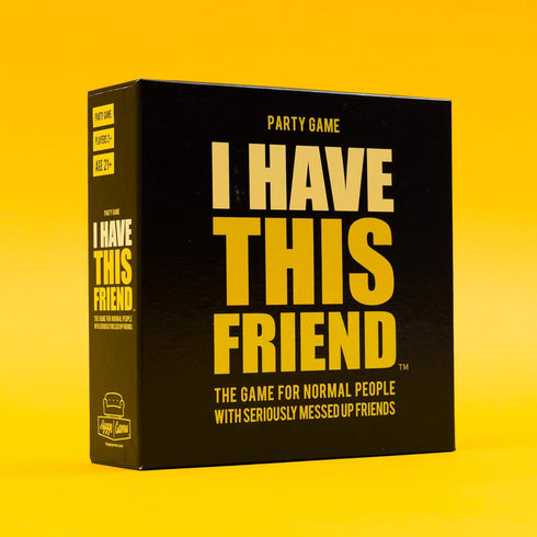 Hygge Games I Have This Friend - The Party Game for Normal People with Seriously Messed up Friends , Black...
