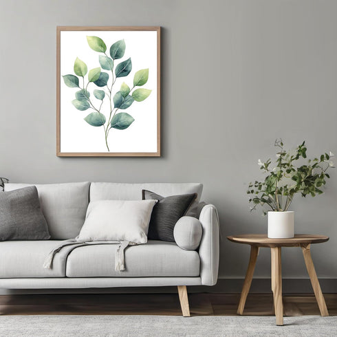 Posterizer 1 pcs-plant leaves-Chic art for plant lovers 8-Floral & Botanical Art-Workplace & Office Art-Living Room Bedroom Decor- unframed wall a...