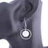 20pcs 12mm Cabochon Earring Setting Tray Blanks with Hoop Charms DIY Bezels for Earrings Making Supplies...